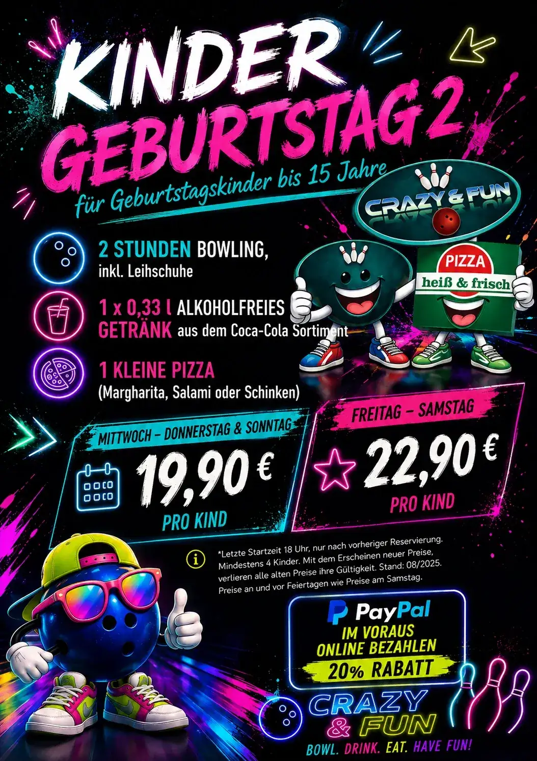 Kindergeburtstag 2 Crazy & Fun
